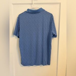 Ralph Lauren Blue Geometric Polo Shirt